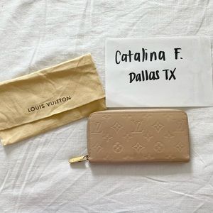 Louis Vuitton Zippy wallet monogram vernis pink